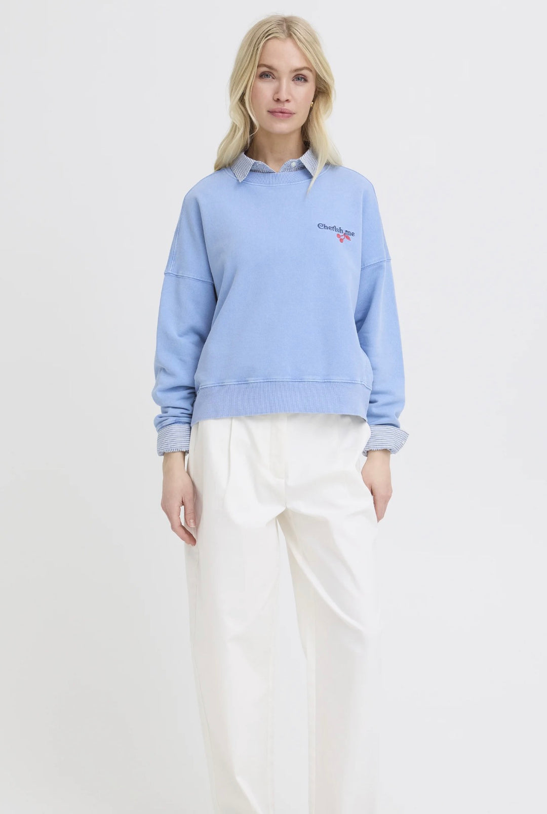 Byoung Byrasma Cherish Sweatshirt, Blue