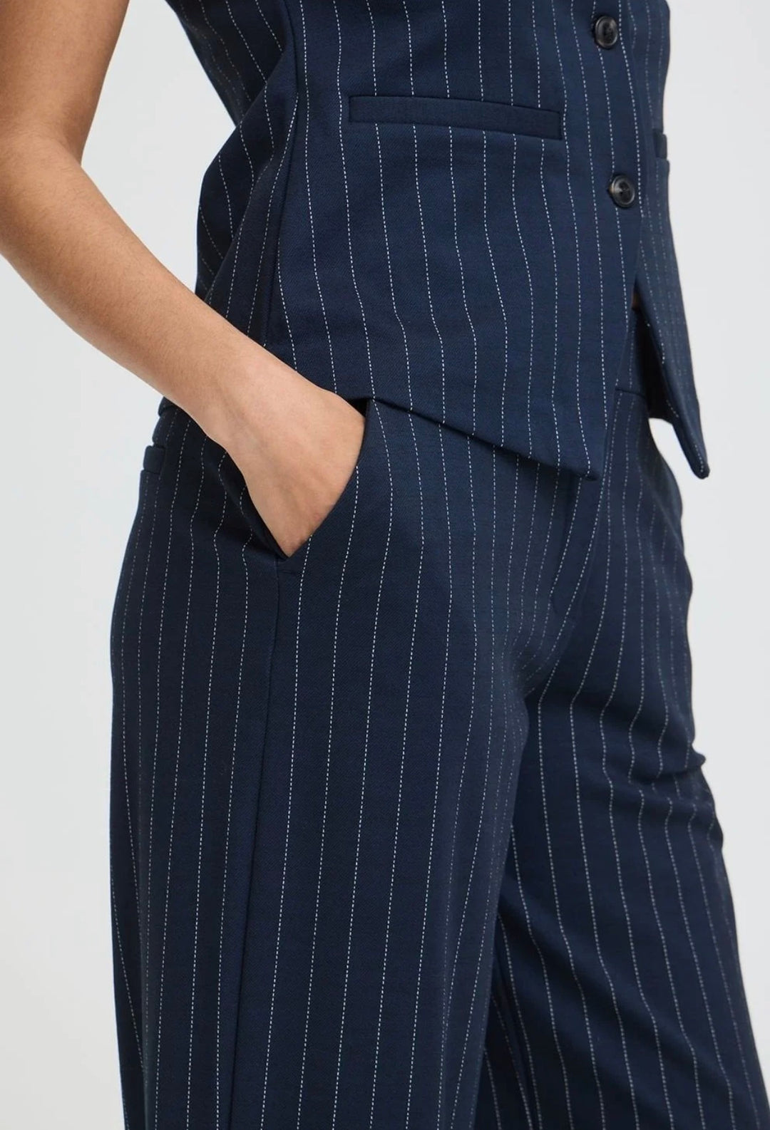 Byoung ByRowan Wide Pants, Dark Sapphire