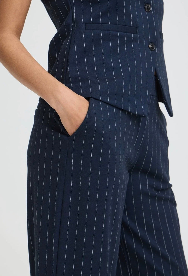 Byoung ByRowan Wide Pants, Dark Sapphire