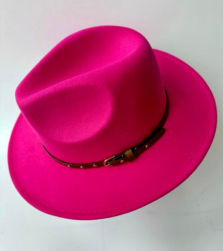 Magenta Fedora Hat