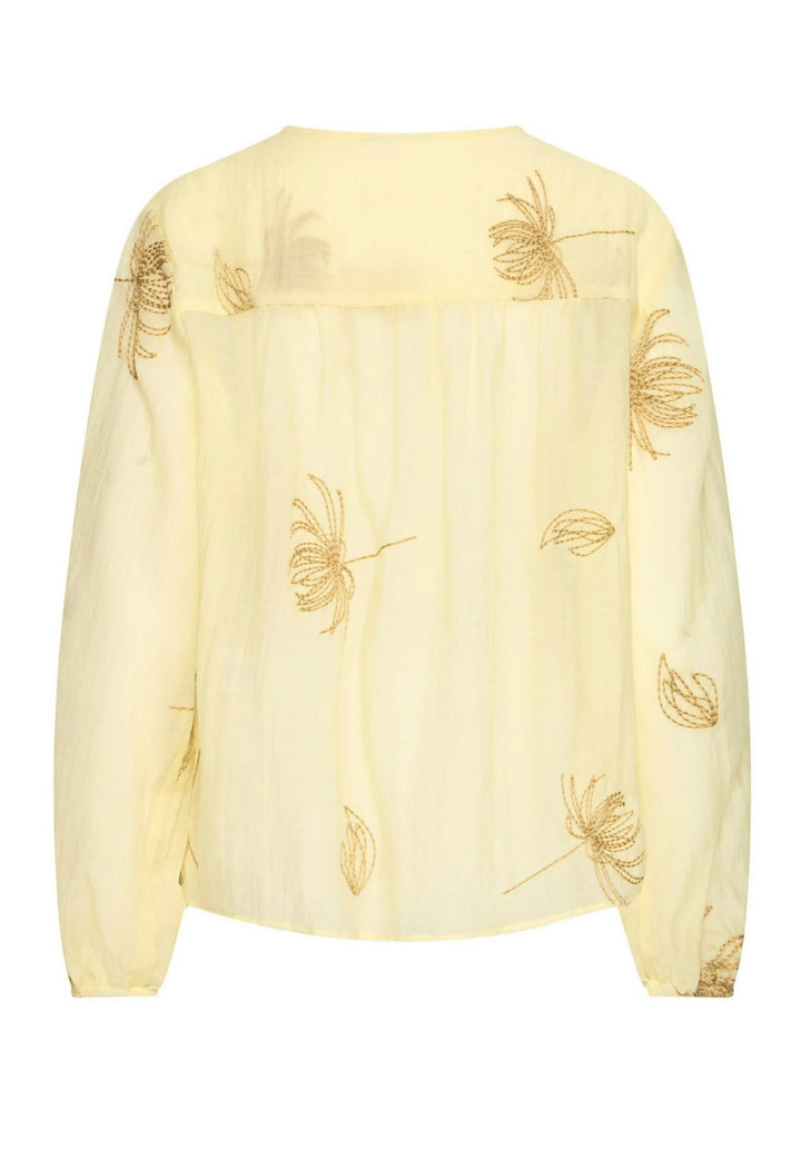 Fransa Frwina Shirt, Pastel Yellow