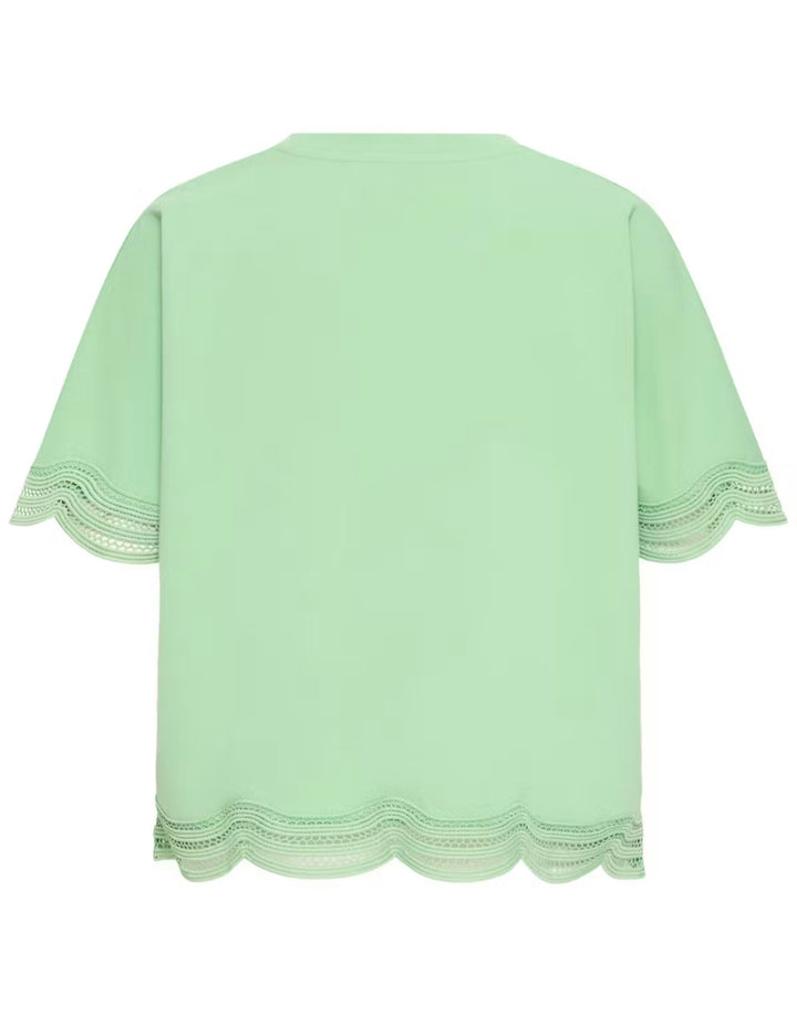 Ichi IHPaola Tee, Light Green Grass
