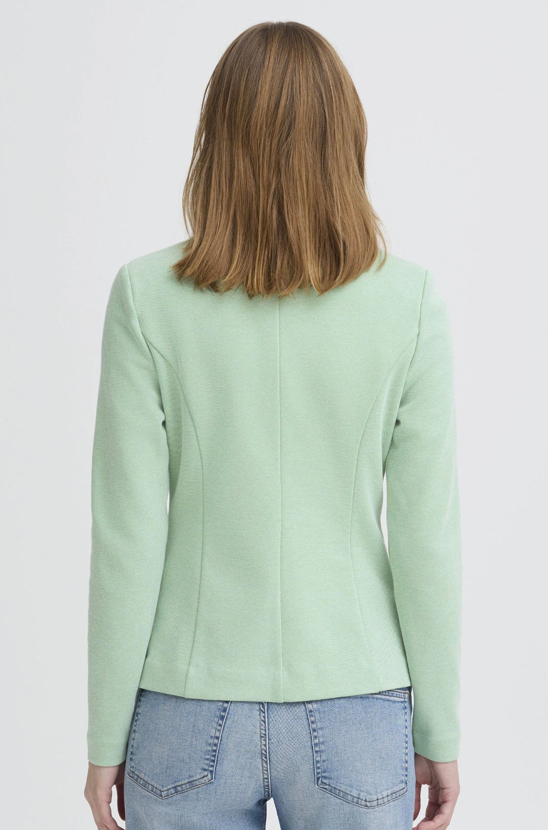 Ichi Kate Blazer Pique, Light Grass