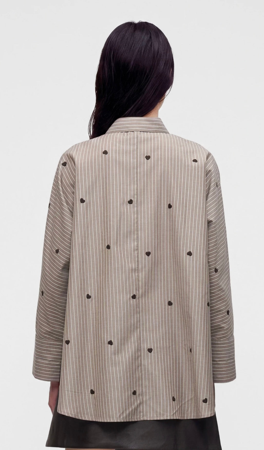 Only New Lina Grace Embellished Shirt, Coffee Bean