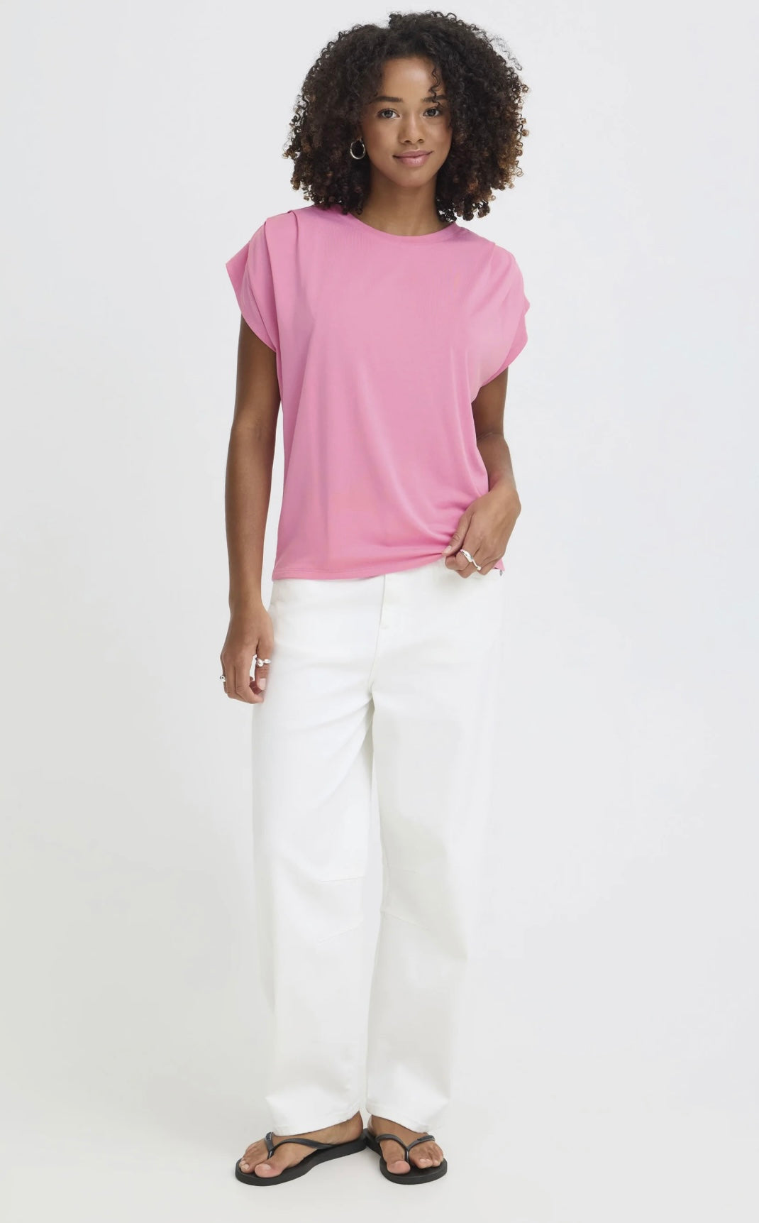 Ichi Lisken T-Shirt, Wild Orchid