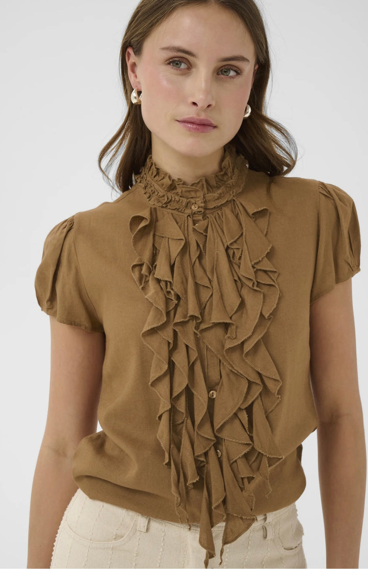 Saint Tropez Ellis Shirt, Toasted Coconut