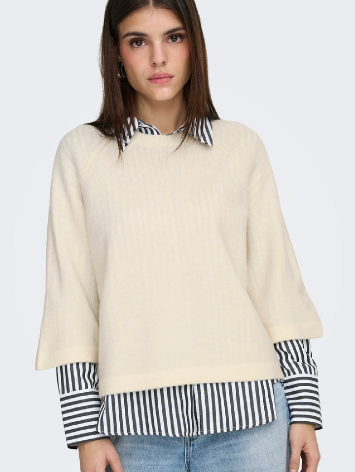 Only Simoni 3/4 Knit, Birch