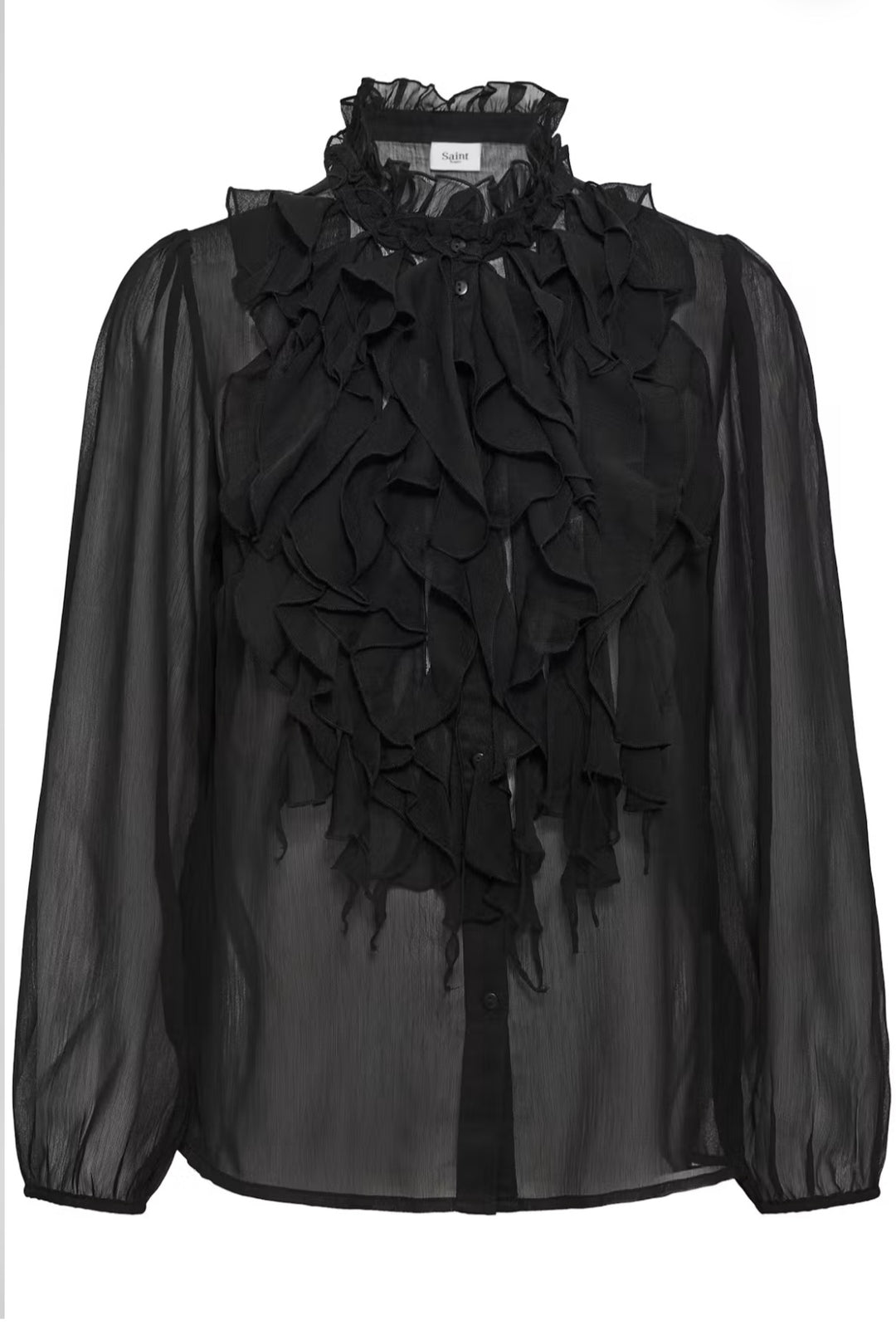 Saint Tropez Lilja LS Shirt, Black