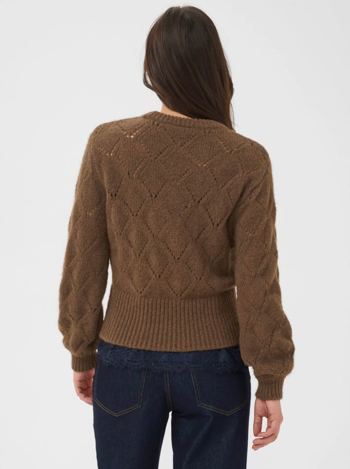 Saint Tropez Tabbatha  Pullover, Dark Earth Melange