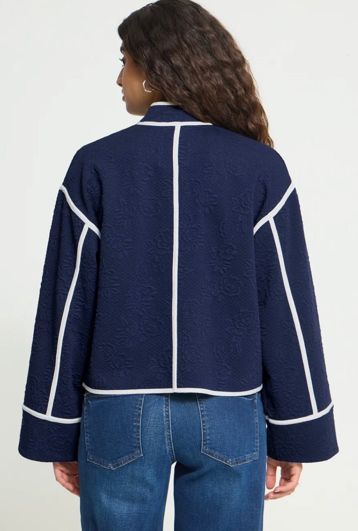 Ichi IhKate Quilted Jacket, Maritime Blue