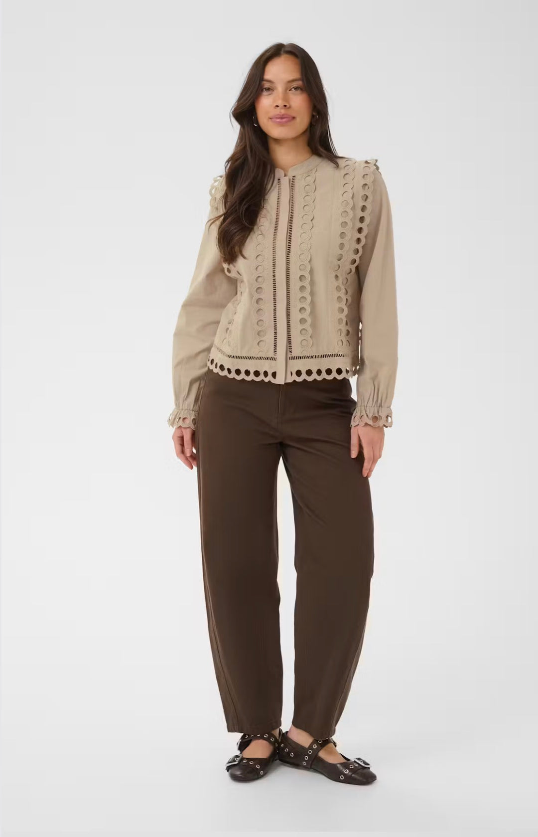 Saint Tropez Marlee Shirt, Weathered Teak
