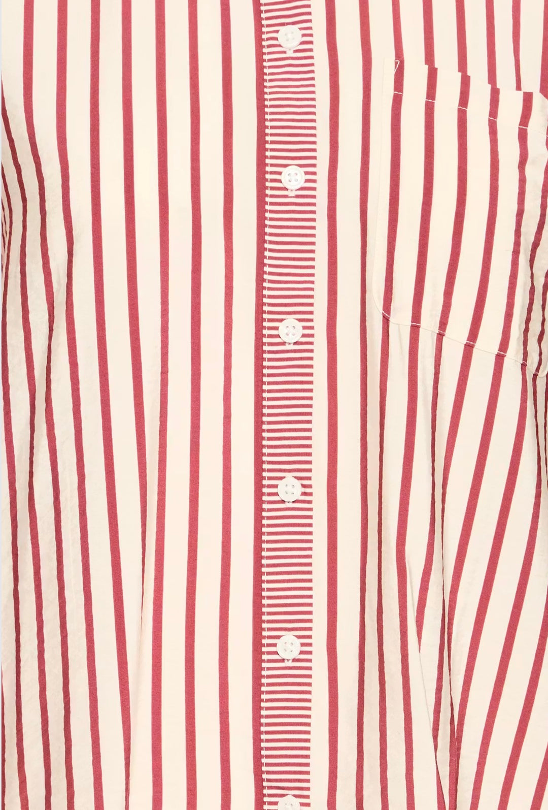 Ichi IHLouri Shirt, Rhododendron/White Stripe
