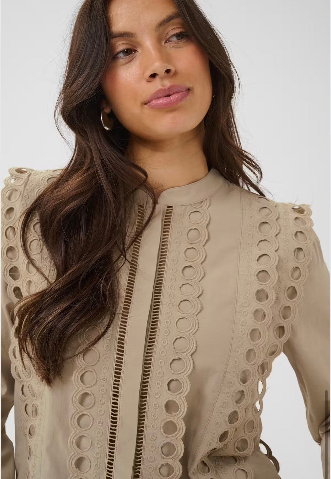 Saint Tropez Marlee Shirt, Weathered Teak