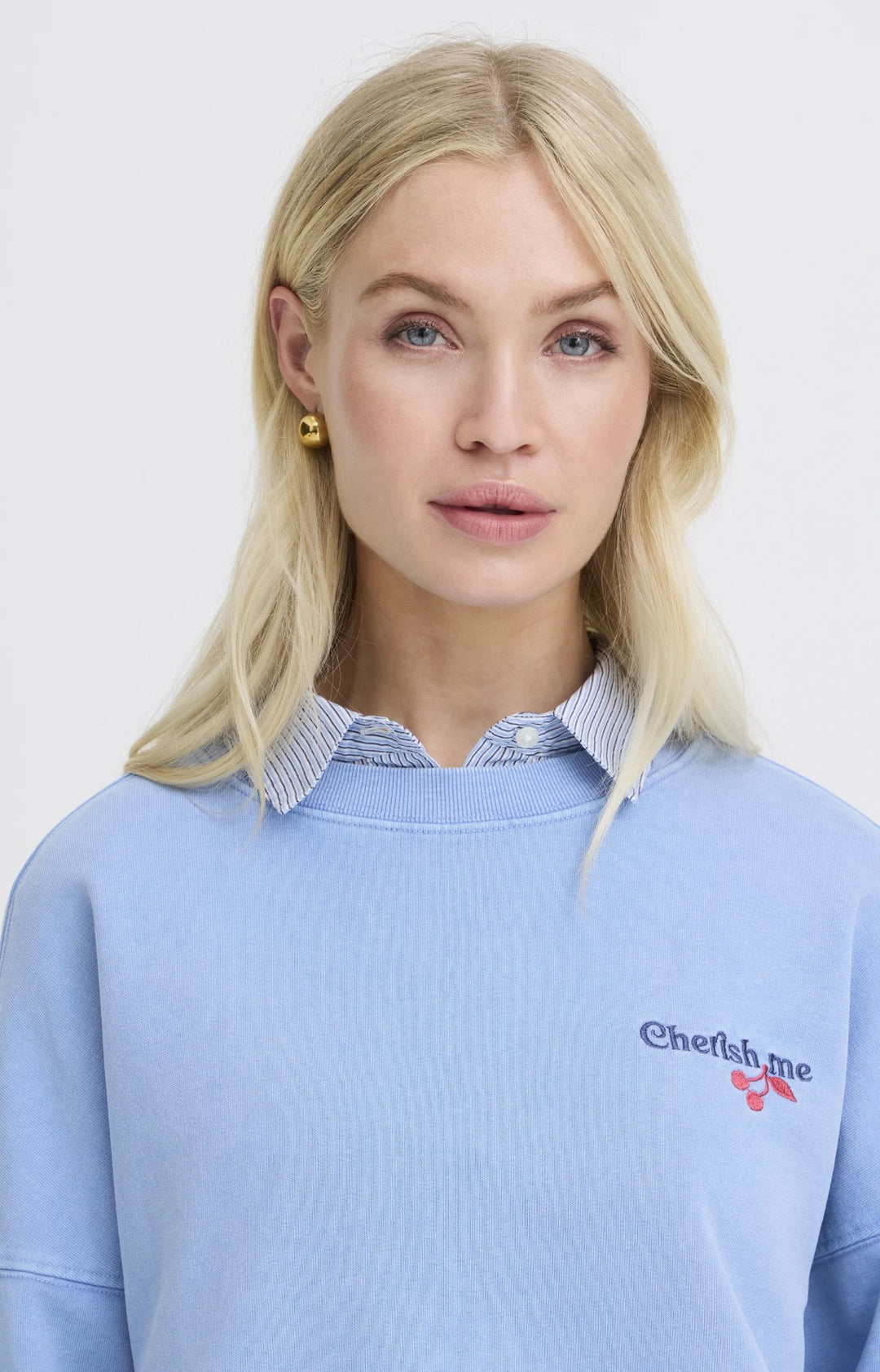 Byoung Byrasma Cherish Sweatshirt, Blue