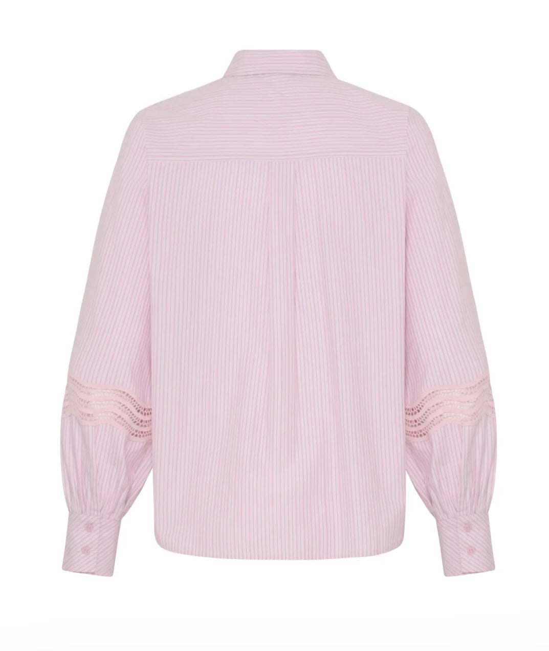 Fransa Fryara Shirt, Silver Pink Stripe