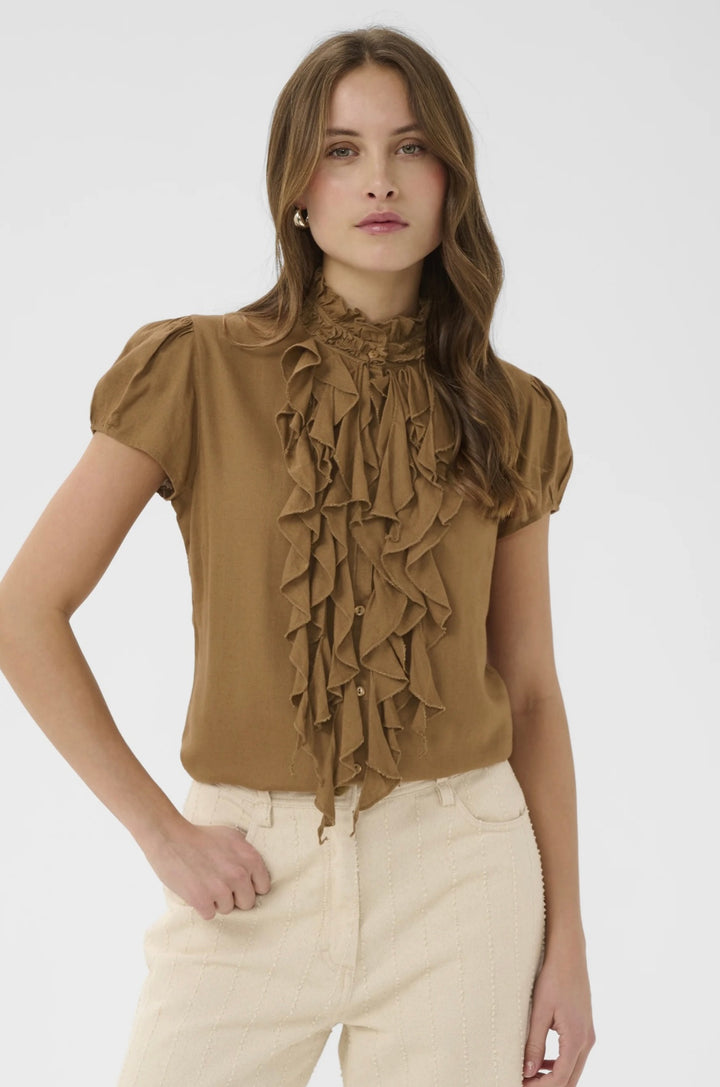 Saint Tropez Ellis Shirt, Toasted Coconut