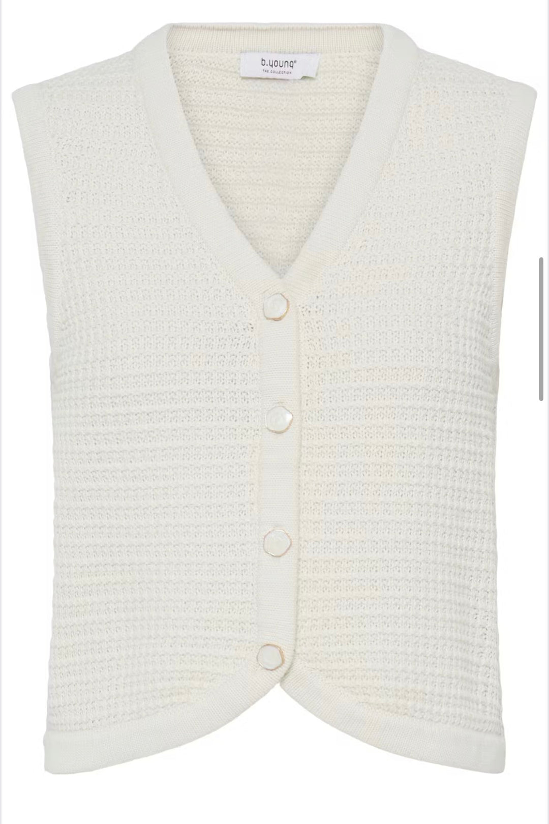 Byoung ByMikala Short Waistcoat, Birch