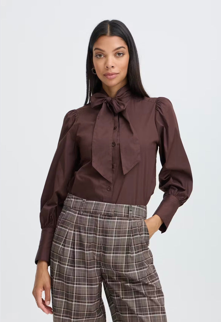 Byoung Byidol Bow Shirt, Java