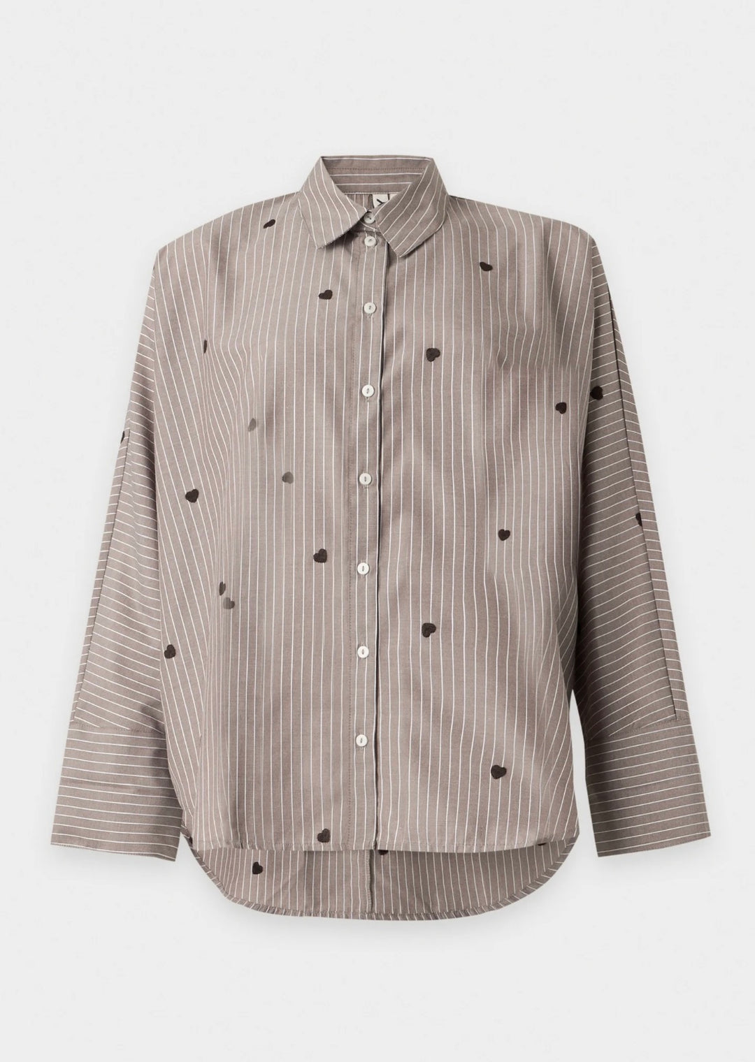 Only New Lina Grace Embellished Shirt, Coffee Bean