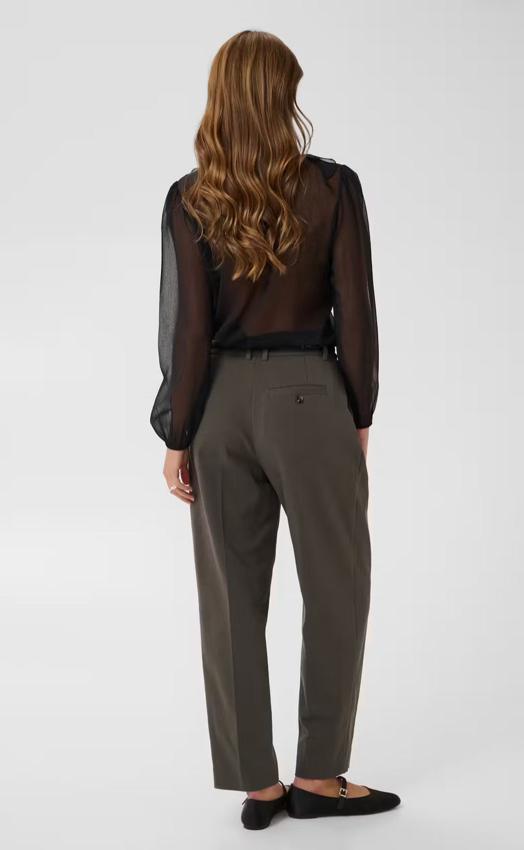 Saint Tropez Lilja LS Shirt, Black