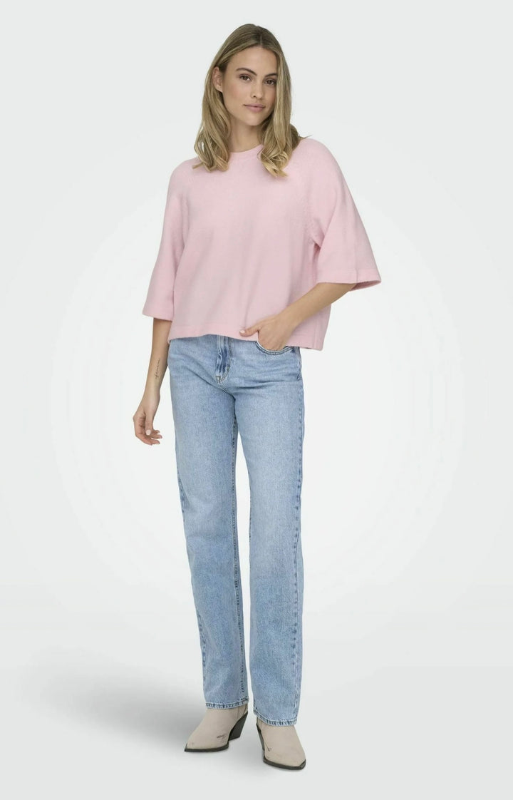 Only Simoni 3/4 Knit, Pale Pink