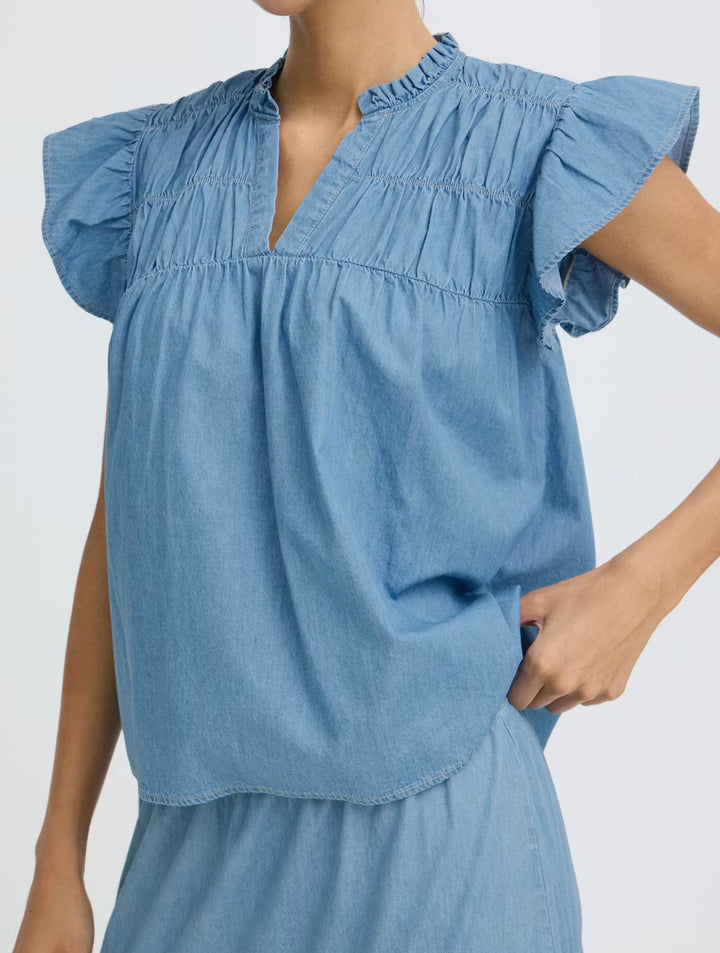 Byoung ByKashe Blouse, Light Denim