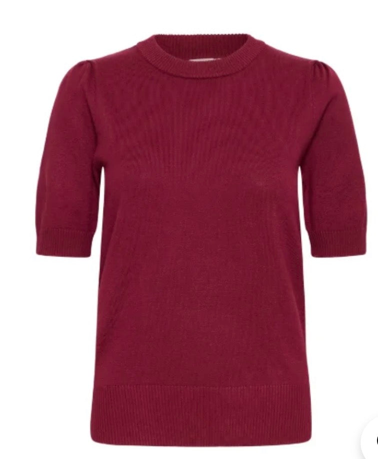 Ichi IHLuls Puff SS Jumper, Rhododendron
