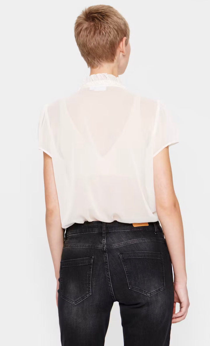 Saint Tropez Lilja SS Shirt, Ice White