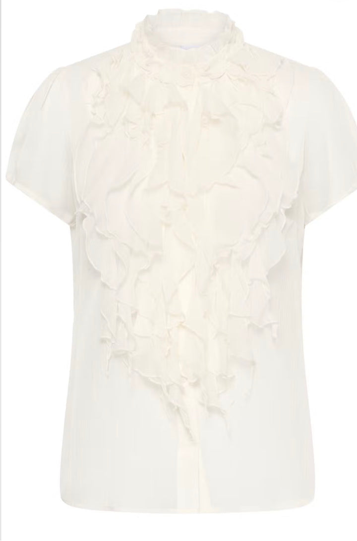 Saint Tropez Lilja SS Shirt, Ice White