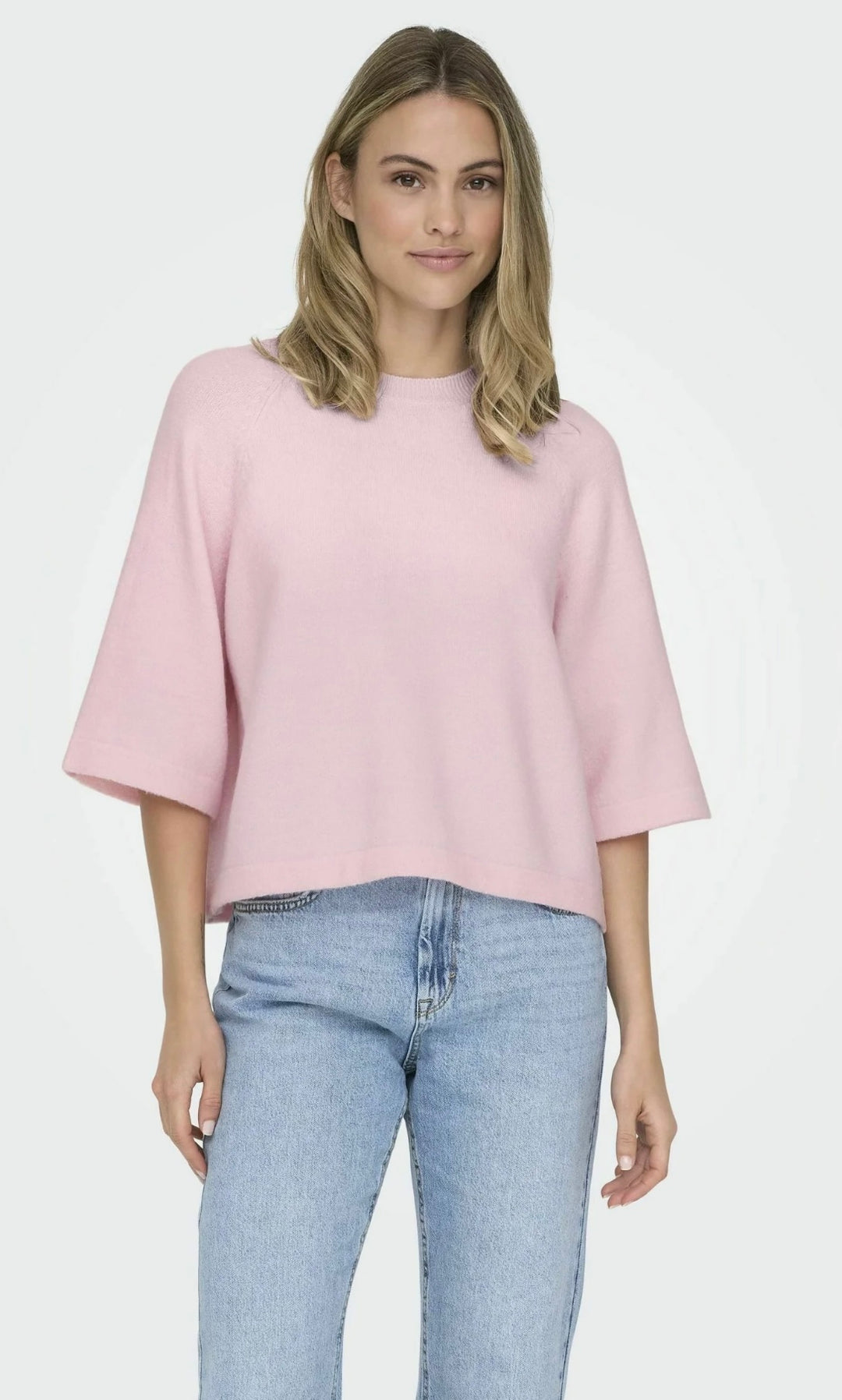 Only Simoni 3/4 Knit, Pale Pink