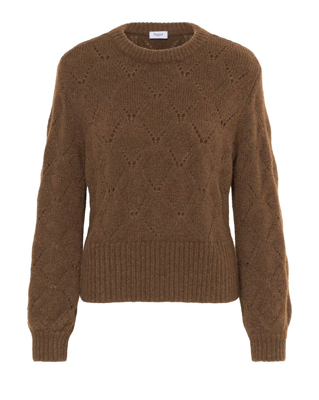 Saint Tropez Tabbatha  Pullover, Dark Earth Melange