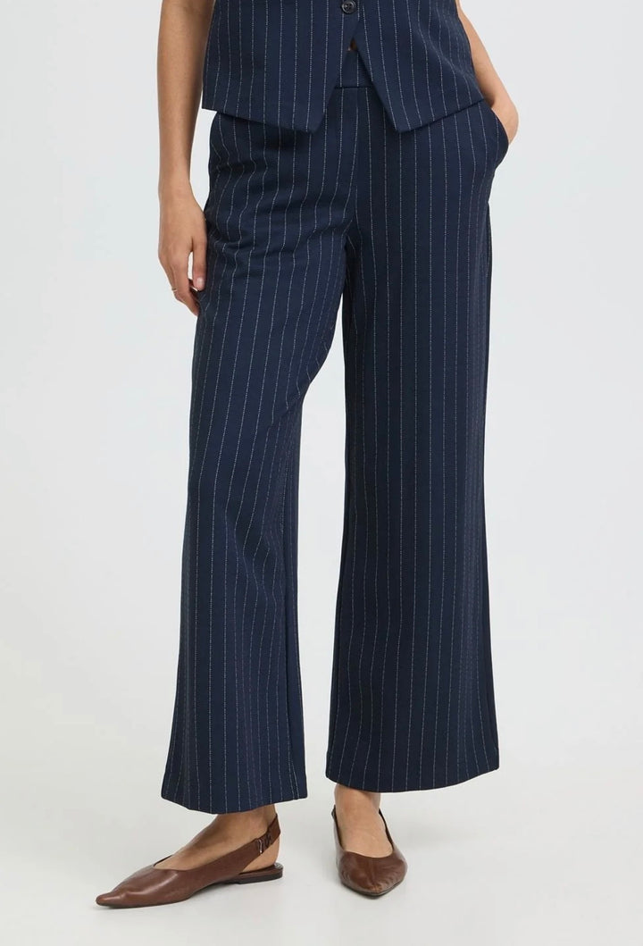 Byoung ByRowan Wide Pants, Dark Sapphire