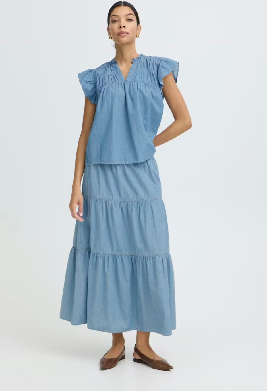 Byoung ByKashe Blouse, Light Denim