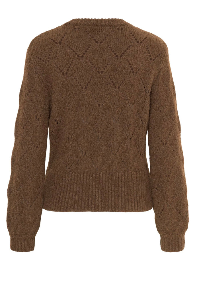 Saint Tropez Tabbatha  Pullover, Dark Earth Melange