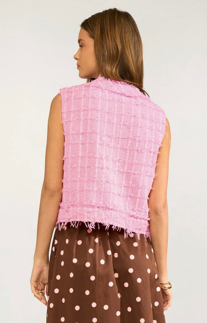 Numph Nukamilla Vest, Prism Pink