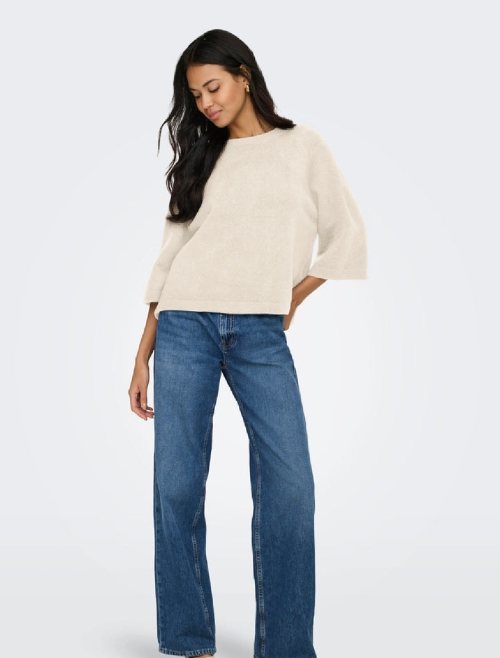 Only Simoni 3/4 Knit, Birch