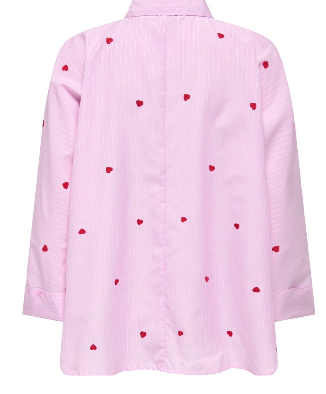 Only OnlNew Heart Shirt, Pink/White