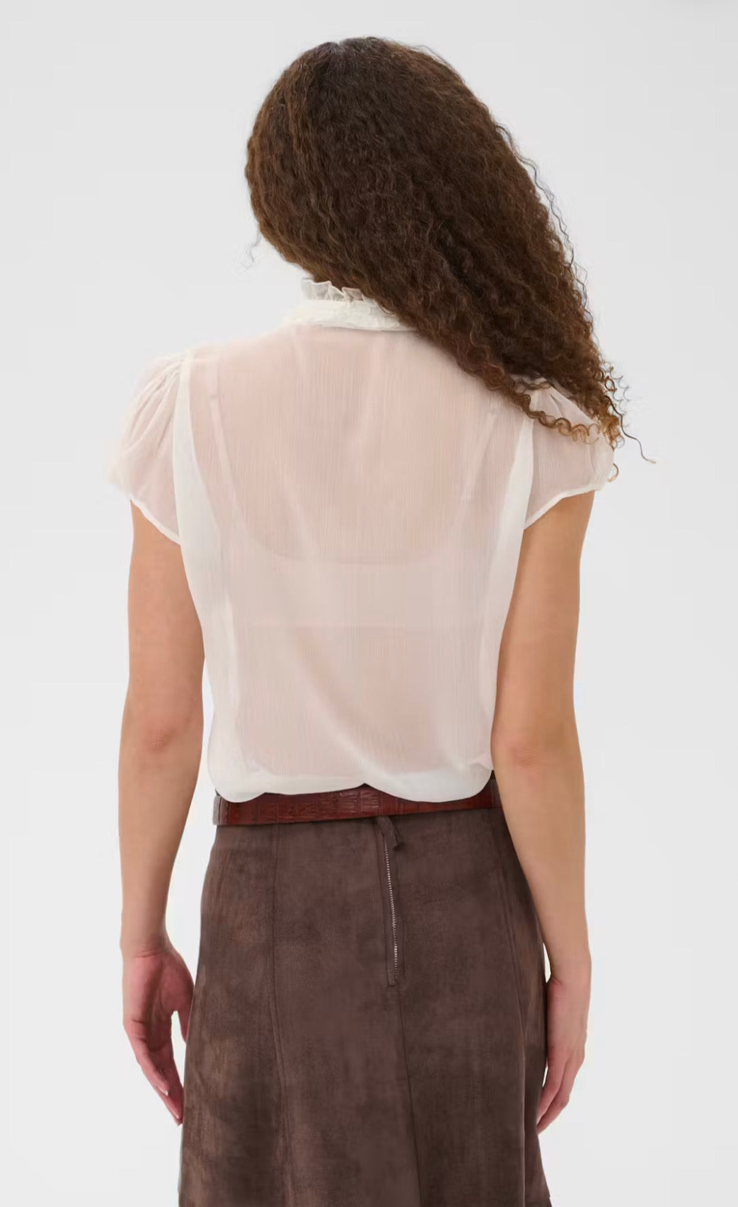 Saint Tropez Lilja SS Shirt, Ice White
