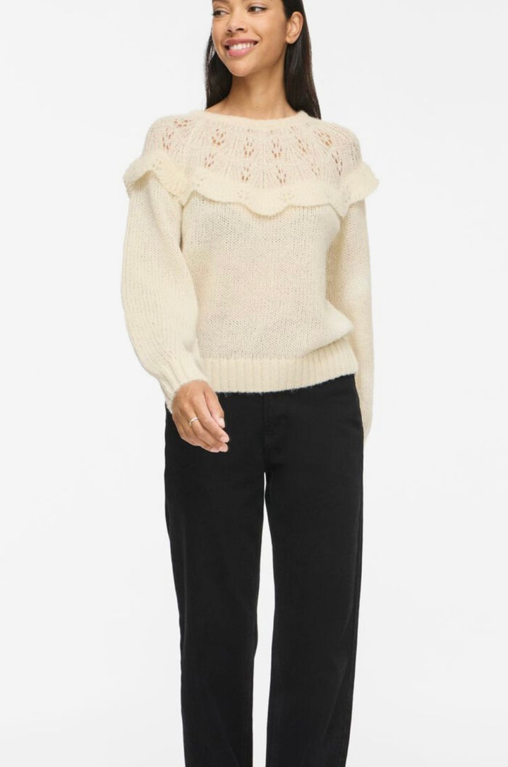 Vila Vimoyano Knit Jumper, Birch