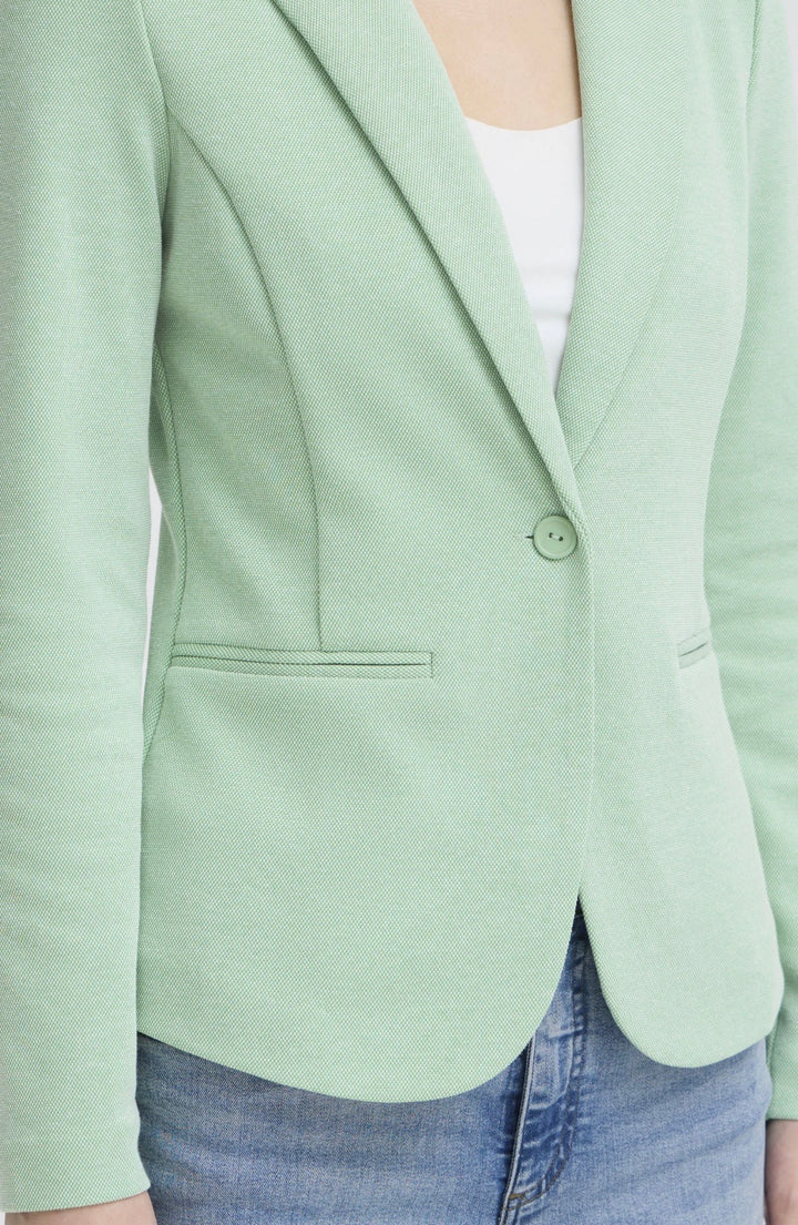 Ichi Kate Blazer Pique, Light Grass