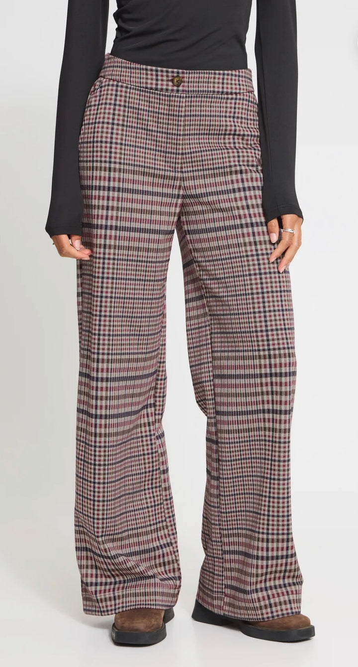 Ichi IhKate Check Pant
