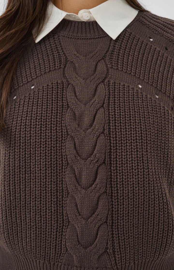 Saint Tropez Trune Vest, Chocolate Brown