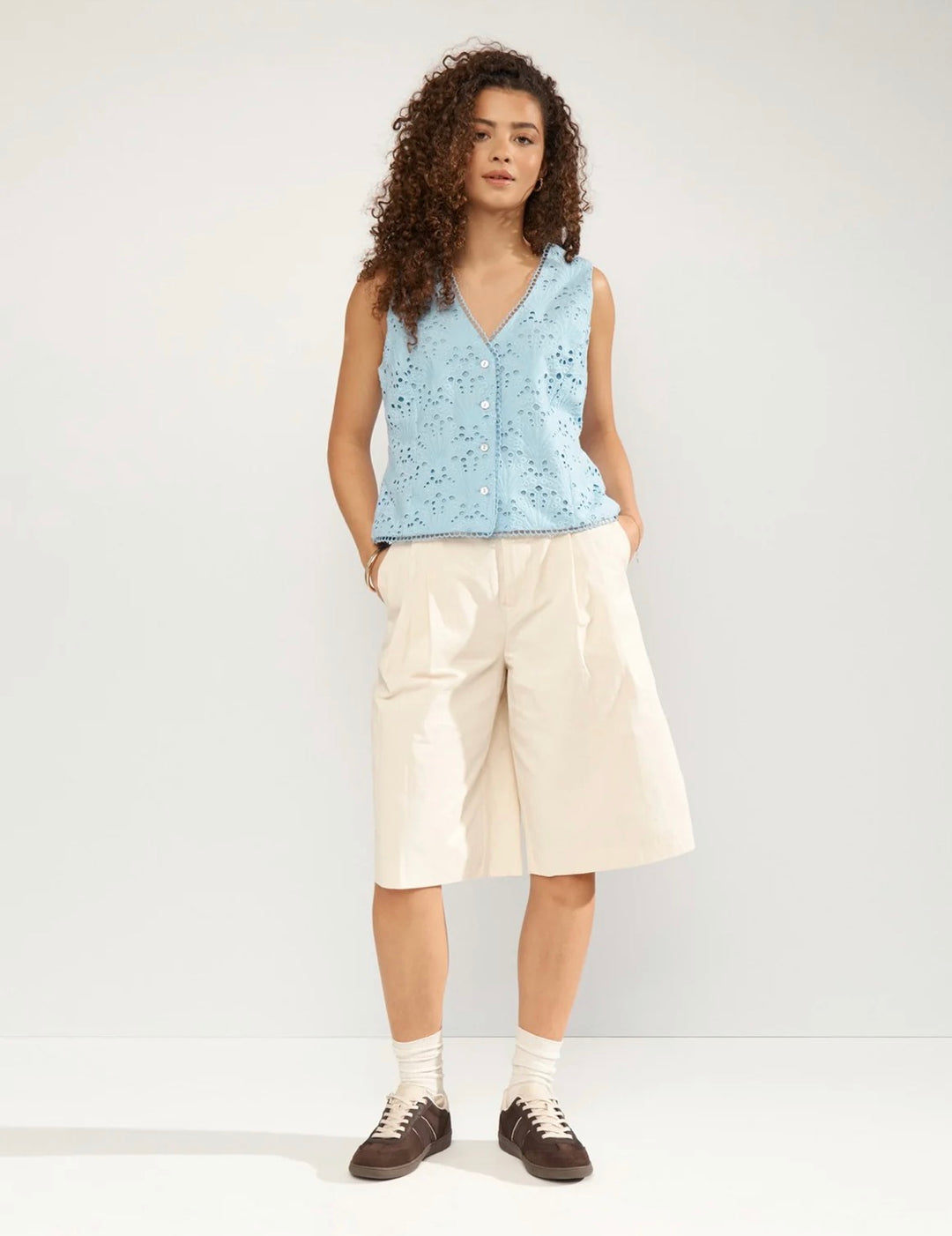 Numph Numata Vest, Placid Blue
