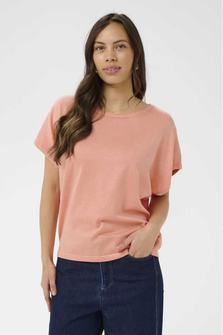 Saint Tropez Mila SS Pullover, Blooming Dahlia Melange