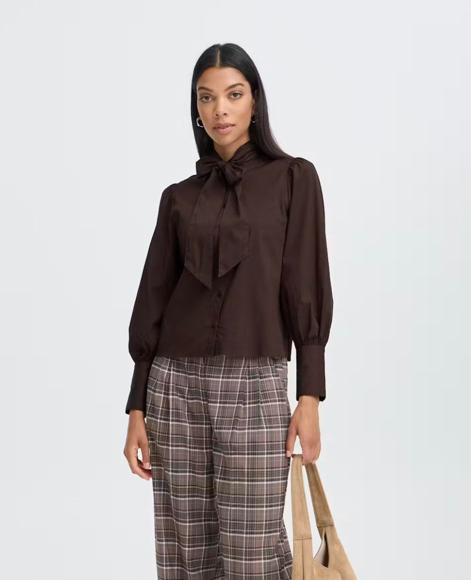 Byoung Byidol Bow Shirt, Java