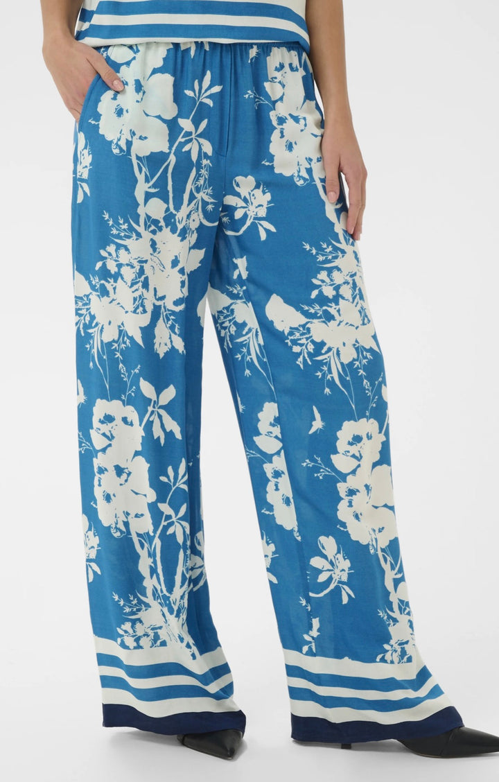 Saint Tropez Rasheda Pants, Blue Flower