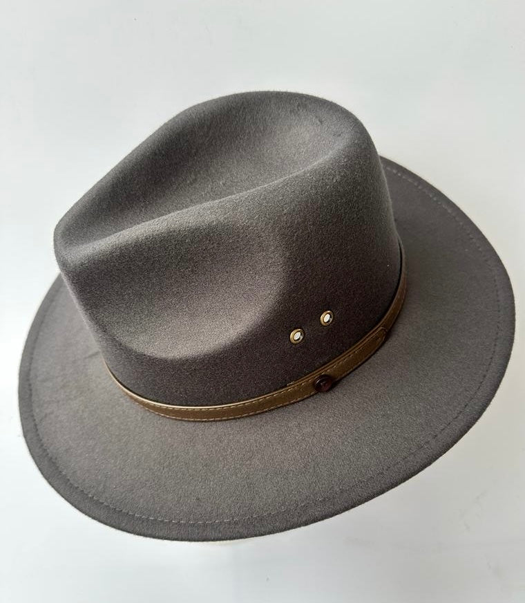 Grey Fedora Hat