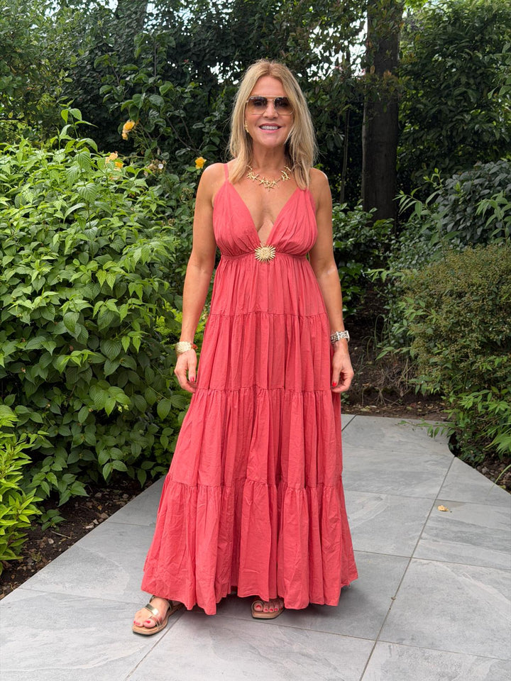 Rust Maxi Dress