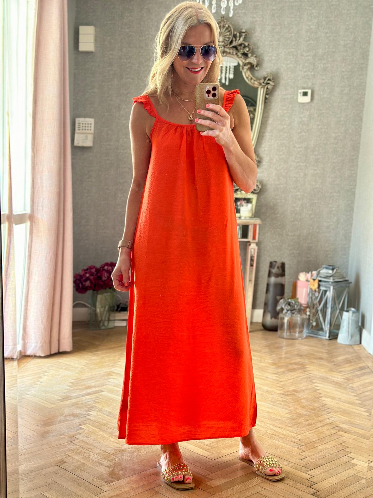Fransa Frmea Dress, Orange