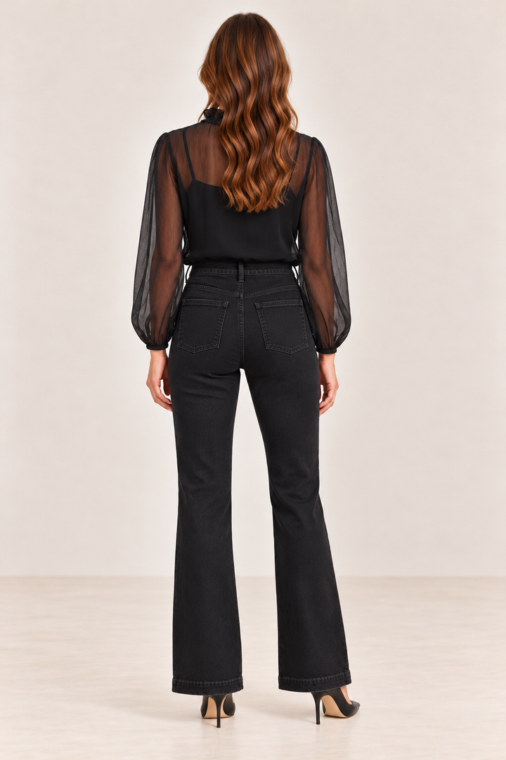 Button Jeans, Black